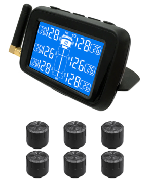 Tyre Pressure Monitoring Systems Suitable for RV, truck, bus, etc Model:U901T-TP6