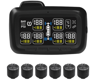 Tyre Pressure Monitoring Systems Suitable for RV, truck, bus, etc Model:U903RV-TP6