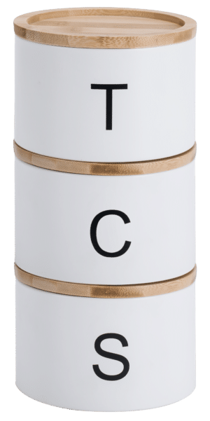 Stackable Tea Coffee Sugar Canisters for Organized Kitchens