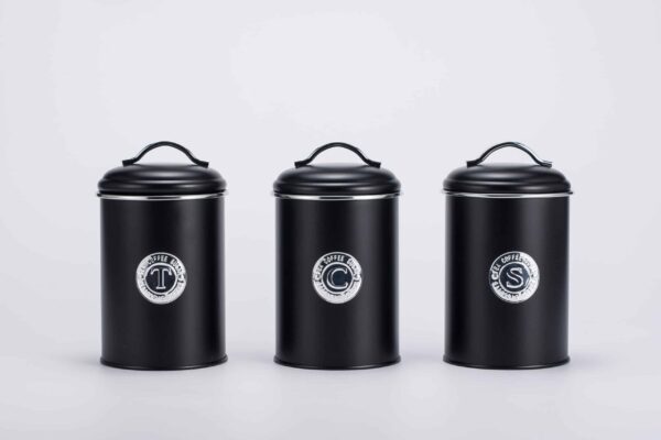 4-Piece Bread Bin and Canister Set: Durable and Practical Storage