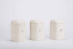 Stylish 5-Piece Canister and Bread Bin Sets for a Neat Kitchen