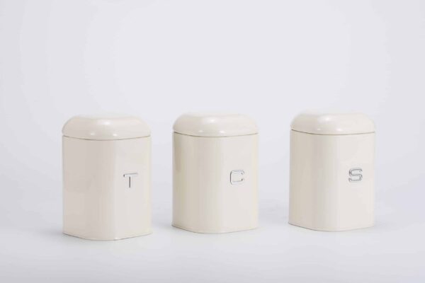 Stylish 5-Piece Canister and Bread Bin Sets for a Neat Kitchen