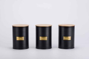 5-Piece Bread Bin Set Black: The Ultimate Kitchen Storage Solution