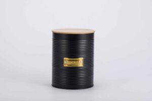 Stylish Biscuit Tin with Bamboo Lid: The Perfect Storage Solution