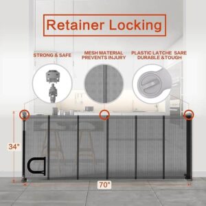 ABST Wholesale Retractable Baby Gates for Kids