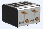 KINDERBO Wholesale 4 Slice Toaster