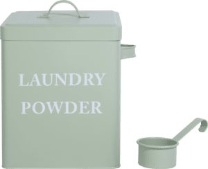 Sage Laundry Powder Storage with Scoop