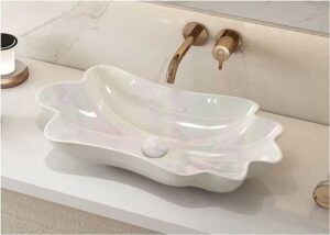 MEJE Wholesale 24Inch Flower Shape Bathroom Vessel Sink