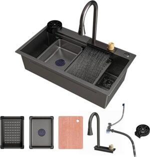 MEJE 80x45 cm Waterfall Kitchen Sink