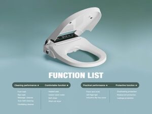 MEJE Wholesale Electric Bidet Seat for Elongated Toilets