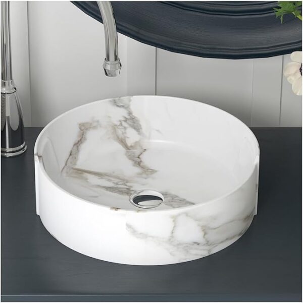 MEJE Wholesale 16.75Inch Above Counter Bathroom Art Basin