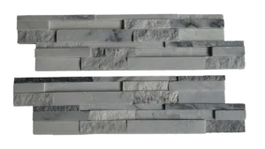 LONGSHAN Cultured Stone Mica Gray-3D Wall Panel