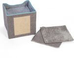 Foldable Cat Cube House with Dual-Level Design